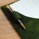 Genuine Leather / A5 Agenda - Emerald