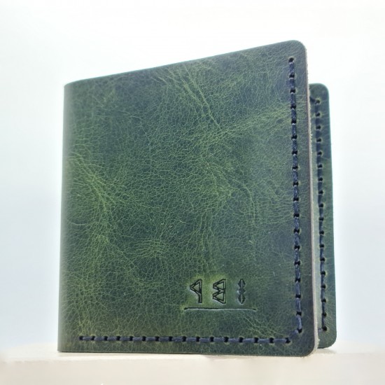 Genuine Leather / Z Poseidon Wallet - Emerald