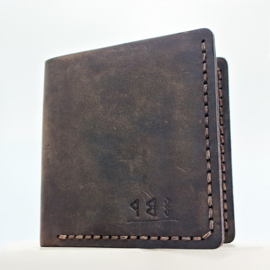 Genuine Leather / Z Athena Wallet - Italian Brown
