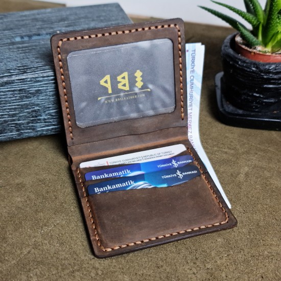Genuine Leather / Z Poseidon Wallet - Italian Brown