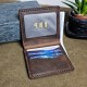 Genuine Leather / Z Poseidon Wallet - Antique Tan