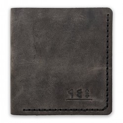 Genuine Leather / Z Athena Wallet - Stone