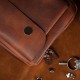 Genuine Leather / Athena Handbag - Tobacco