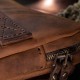 Genuine Leather / Athena Handbag - Antique Tan