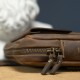 Genuine Leather / Athena Handbag - Italian Brown