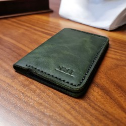 Genuine Leather / Passport Cover - Emerald