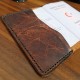 Genuine Leather / Passport Cover - Tobacco