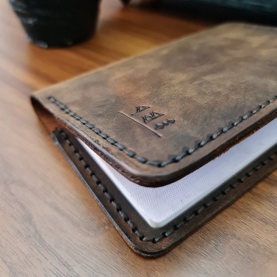 Genuine Leather / Passport Cover - Antique Tan