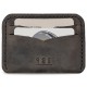 Genuine Leather / Athena Signature Wallet - Stone