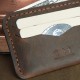 Genuine Leather / Poseidon Signature Wallet - Antique Tan