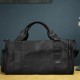 Genuine Leather / Travel & Sport Bag Unisex - Black