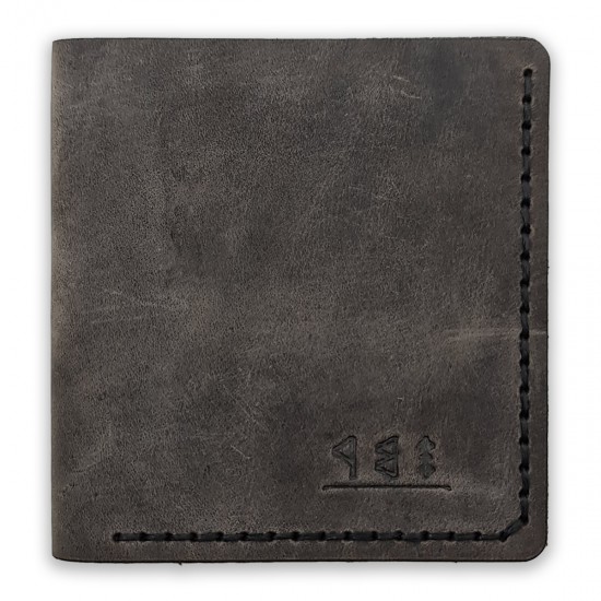Genuine Leather / Z Poseidon Wallet - Stone
